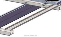 AL6005-T5 +SUS304 Yuens OEM Factory Carport Solar Panel Pv Aluminium Mounting Rail Rack Roof Tiles Hook Framed Module Mid Clamp