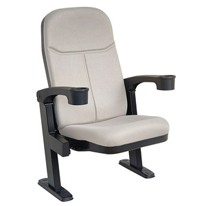 Silla de Auditorio Jiarunde C-3A con Asiento de Tela para Teatro, Cine, Sala de Conferencias, Iglesia - Product Image 2