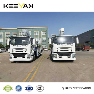 Sức mạnh mạnh mẽ ISUZU 4x2 xe tải nền tảng làm việc trên không 45m xe tải hoạt động trên cao 205hp xô xe tải Boom Lift - Product Image 5