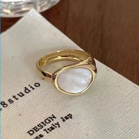 Bague émeraude de luxe haut de gamme pour femme Design de niche de style froid avec queue réglable plaqué or ouverture à la mode européenne américaine