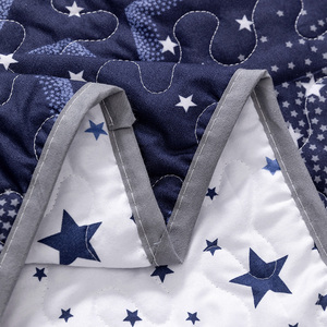 Giá Rẻ Microfiber Polyester Hot Sale Sao Sky Patterns 3 Cái <span class=keywords><strong>Quilt</strong></span> Sets Trải Giường Coverlet Giường Cover Set - Product Image 5