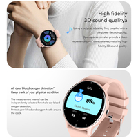 Jam Tangan Pintar LIGE BW0223 2 Tali untuk Wanita, Monitor Kesehatan Tahan Air, Pelacak Olahraga, Jam Tangan Pintar untuk Wanita dan Pria, Android dan IOS