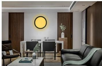 Plafonnier LED en acrylique moderne minimaliste circulaire ultra-mince à montage en surface, couleur changeable CCT 15W AC, pour chambre à coucher, cuisine