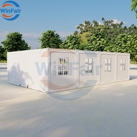 WinFair Mexique Granny Flat Pliable Modulaire Préfabriqué Mobile Petite Maison Prix Conteneur Maisons Villa Moderne De Luxe