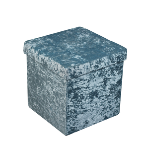 Foldable Box, Collapsible Folding Ottoman With Cover Rest Stool Seat Storage Bench Chest