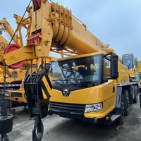 Grue hydraulique sur camion de 55 tonnes QY55KC, hauteur de levage de 60,3 m, flèche principale en forme de U, grue mobile pour la construction, en vente