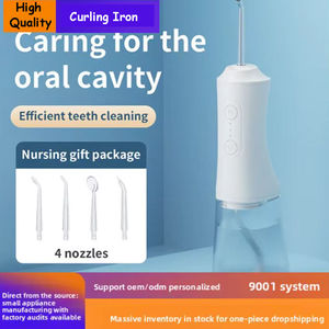 <span class=keywords><strong>Irrigador</strong></span> <span class=keywords><strong>Dental</strong></span> Inalámbrico Recargable con Batería de 800-1000mAh y 4 Boquillas para una Limpieza Profunda de los Dientes - Product Image 3