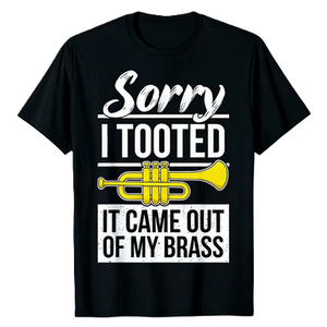 T-shirt humoristique « Je joue de la trompette » – Instrument de musique en cuivre – <span class=keywords><strong>Blague</strong></span> – Haut - Product Image 3