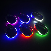 Clip de chaussure lumineux à LED pour l'extérieur Vélo LED Luminous Night Running Shoe Safety Clips Cycling Sports Warning Light Safety