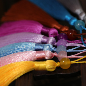 7Cm Tassel <b>Bookmark</b> Mixed Colors Polyester Fan Shape <b>Bookmarks</b> For Gift Business Use - Product Image 3