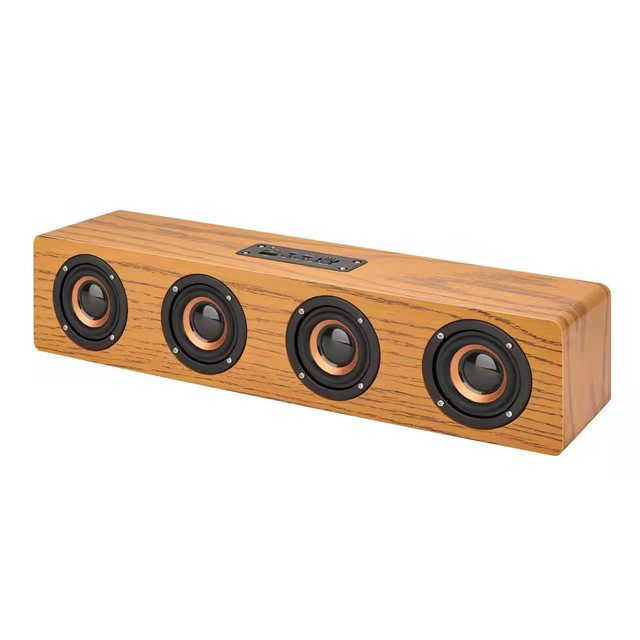 Wholesale Retro Wooden Wireless Speakers Home Desktop Surround Subwoofer Bluetooth Speaker
