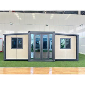 20Ft 40Ft Préfabriqué Extensible Mini Conteneur Maison Ouragan-Proof Acier Pliable Préfabriqué Villa 2 Chambre Toilettes Centre Commercial Hôtel - Product Image 1
