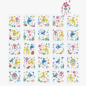 Feuille de <span class=keywords><strong>film</strong></span> pour enfants en PET naturel Moe mignon par paquet papier <span class=keywords><strong>d</strong></span>écoratif pour livre à main autocollants mignons et beaux - Product Image 5