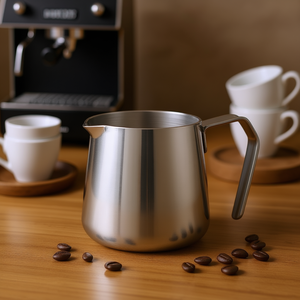 Pot à latte macchiato en acier inoxydable 0,5 L pour la préparation du café - Product Image 3