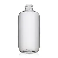 Garrafa plástica vazia transparente de 500ml, grande desinfetante, venda para garrafas de bomba de loção de plástico, fabricante