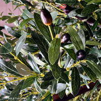 Grand arbre artificiel réaliste de type olivier pour la décoration intérieure et extérieure des restaurants et hôtels