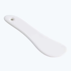 S shaped white color Full body <b>massager</b> Gua sha tool ceramic - Product Image 1