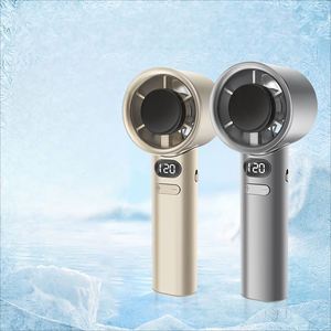 Ventilateur portable de petite taille, longue autonomie, 120 vitesses réglables en continu, affichage numérique LED - Product Image 1