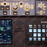 Panneau de commande de cockpit de style Airbus pour simulateur de vol, idéal pour une utilisation à domicile, dans un aéroport ou dans un centre commercial, cockpit de simulation de course