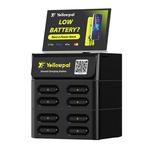 Smart 8-Slot Stackable Power Bank Sharing Station with Screen, POS Payment &amp; Fast 45W Charging Vending Machine - Product Image 3