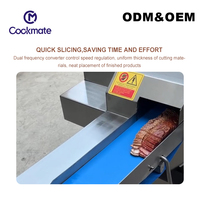 Nouvelle machine à trancher automatique électrique haute puissance pour bacon, jambon, viande cuite, fromage, charcuterie, bœuf et porc