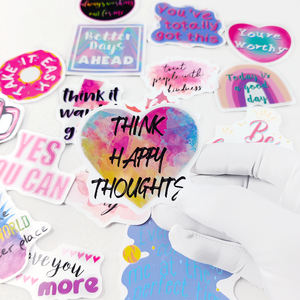 Hojas adhesivas de vinilo troqueladas personalizadas, etiquetas holográficas, Impresión de logotipo de la empresa, vinilo de PVC, pegatinas impermeables resistentes a los rayos UV personalizadas - Product Image 2