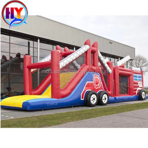 Château gonflable personnalisé, jouets, course d'obstacles, aire <span class=keywords><strong>de</strong></span> jeux pour enfants, parc à thème, voitures miniatures - Product Image 1