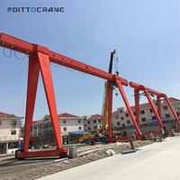 Grue portique monopoutre sur rail de type boîte, modèle MH, de 1 à 50 tonnes