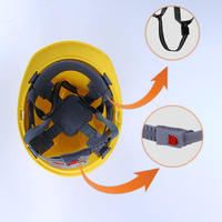 Casque de sécurité en forme de V personnalisé OEM à des prix abordables Casque de sécurité en PP pour la construction industrielle Casquette EPI pour les travailleurs sur les chantiers