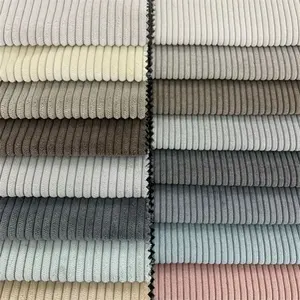 Vải Nhung Kẻ Polyester Vải Nhung Kẻ Dệt Và Vải Cho Sofa Vải Nhung Kẻ Túi Tote Vải Dệt