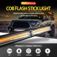 NEUE 8-teilige Modulare COB LED Warnlichtleiste 15-119cm Verstellbare Notfall-Sicherheits-Dachleuchte für LKW