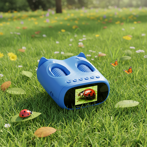 Télescope et microscope 2-en-1 pour enfants débutants, loupe 1000x pour l'étude cellulaire, lunette d'observation 10x pour l'observation de la nature en extérieur - Product Image 1