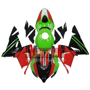 Corps OEM pour KAWASAKI <span class=keywords><strong>NINJA</strong></span> ZX <span class=keywords><strong>1000</strong></span> CC 10 R 10R ZX10R Rouge vert 04 05 50LQ.108 ZX1000 ZX-10R <span class=keywords><strong>2004</strong></span> 2005 Kit de carénages d'injection - Product Image 1