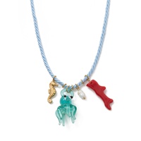 Nouveau Collier Tendance Simple avec Pendentif Étoile de Mer en Corde, Design Animal Personnalisé, Petit Collier Pendentif à la Mode