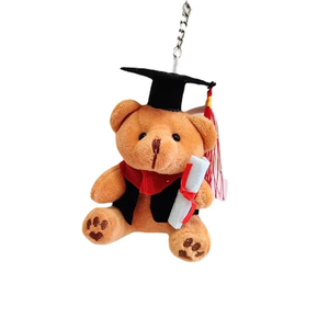 Peluche Ours Docteur de Dessin Animé avec Rembourrage en Coton PP, Pendentif Porte-clés, Petit Cadeau Commémoratif de Remise de Diplôme pour Étudiants - Product Image 6