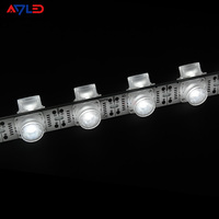 Module de barre lumineuse LED SMD3030 à émission latérale 12V 18 LED/m 28,8W IP20 pour boîte lumineuse LED ultra-fine