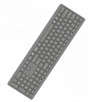 Tmice CK300 Chocolate Flat Keycap Silent Keyboard AI Copilot Hotkey Multi Connection for Business Home Use