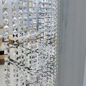 ม่านลูกปัดคริสตัลหรูหรา ม่านกั้นห้อง ม่านกั้นห้องน้ำ ครึ่งผนัง ตู้เก็บรองเท้า ฉากกั้นคริสตัล - Product Image 6