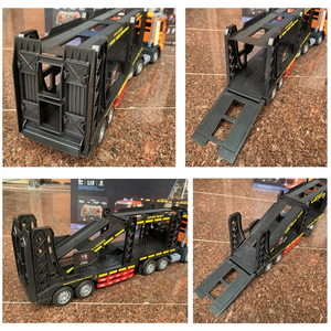 JinYing Kids <b>Toy</b> Rc Trucks 2.4G 1:12 9CH <b>Remote</b> <b>Control</b> Model Truck Trailer Set <b>Toy</b> With Light Music - Product Image 3