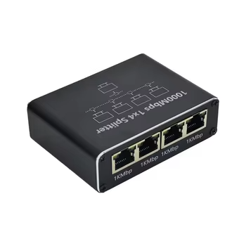 High-Speed 1000Mbps RJ45 Internet Splitter 1 to 4 RJ45 Network Adapter Ethernet Switch for 4 Devices