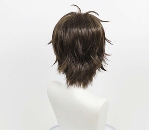 Perruque synthétique courte brune résistante à la chaleur pour cosplay de Nana Osaki (Pétales de la réincarnation) et Senji Touya, style anime pour hommes AOKG-320 - Product Image 5