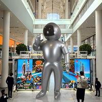 Costume gonflable adapté aux besoins du client de l'espace adulte de PVC pour annoncer le prix usine prêt pour la vente