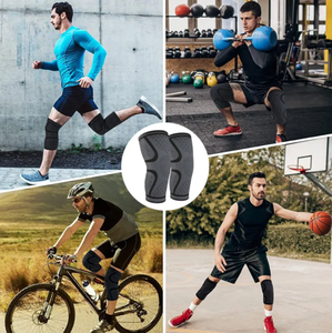 2024 Unisex Có Thể Điều Chỉnh Nylon Cú Đúp Đầu Gối Mềm Chỉnh Hình Thể Thao Tay Áo Cho Đầu Gối Pain Relief Mới Cải thiện Đan Hỗ Trợ Đầu Gối - Product Image 2