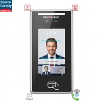 Máquina de Control de Asistencia con Reconocimiento Facial WiFi de 4.3'', Sistema de Reloj Checador Biométrico con Reconocimiento Facial, Software Gratuito y Soporte en la Nube