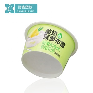 Caixin nhà máy cx008a IML container 80ml PP hộp bánh Jelly sữa chua đóng gói container in tiêm cốc nhựa - Product Image 2