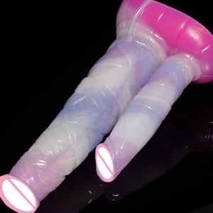 ของเล่นทางเพศ YOCY รุ่นใหม่ ดิลโดแบบฉีดน้ำหลายสี หัวคู่ ของเล่นทางเพศสำหรับผู้หญิง อุปกรณ์เสริมทางเพศรูปทรงอวัยวะเพศชาย - Product Image 4
