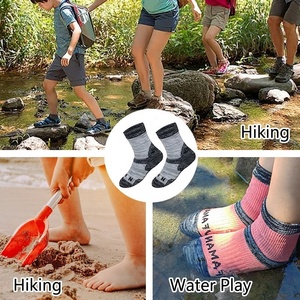 Chaussettes de randonnée imperméables à 3 couches respirantes et à séchage rapide pour enfants, pour les sports de plein air, la plage, les jeux aquatiques et le camping - Product Image 5