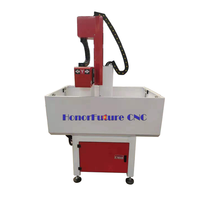 Jinan HonorFuture 3-Axis 4040 CNC Router Fresadora Moldes de un solo husillo con sistema de control Mach3 NC Studio DSP