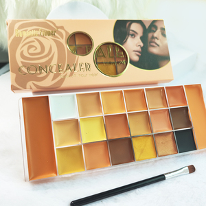 Cao Sắc Tố Lâu Dài Trang Điểm Kem Bảo Hiểm Đầy Đủ Che Khuyết Điểm Bảng Màu 20 Màu Sắc Nền Tảng Che Khuyết Điểm Trong Kho - Product Image 5