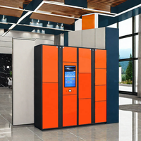Casier électronique en métal intelligent de gare de supermarché de Baiwei 24 heures de casier à bagages intelligent